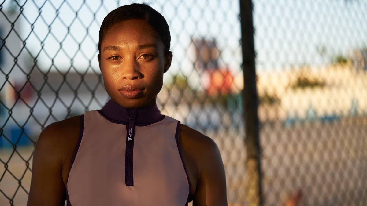 allyson felix spikes athleta