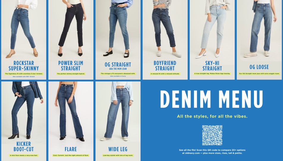 Old Navy Takes on the Stress of Jean Buying with Omni Shopping Experience |  Gap Inc.